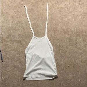 American Eagle White Halter Top